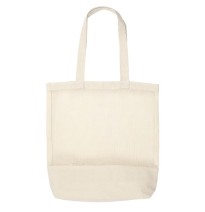 Customize Mesh Organic Cotton Tote Bag | Grocery Bags printed with logo