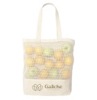 Customize Mesh Organic Cotton Tote Bag | Bags printed with logo