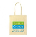 Customized cotton carrier bags| Popular sustainable bags printed