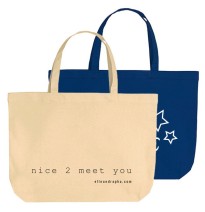 Grote Katoenen tassen bedrukken met eigen logo of ontwerp | Hoge kwaliteit en Goedkoop