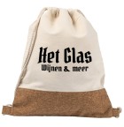 Canvas Backpack with Cork