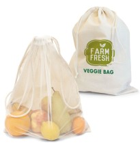 Baumwoll Tasche mit Mesh