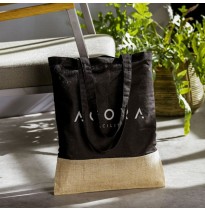 Organic Cotton Tote Bag with Jute